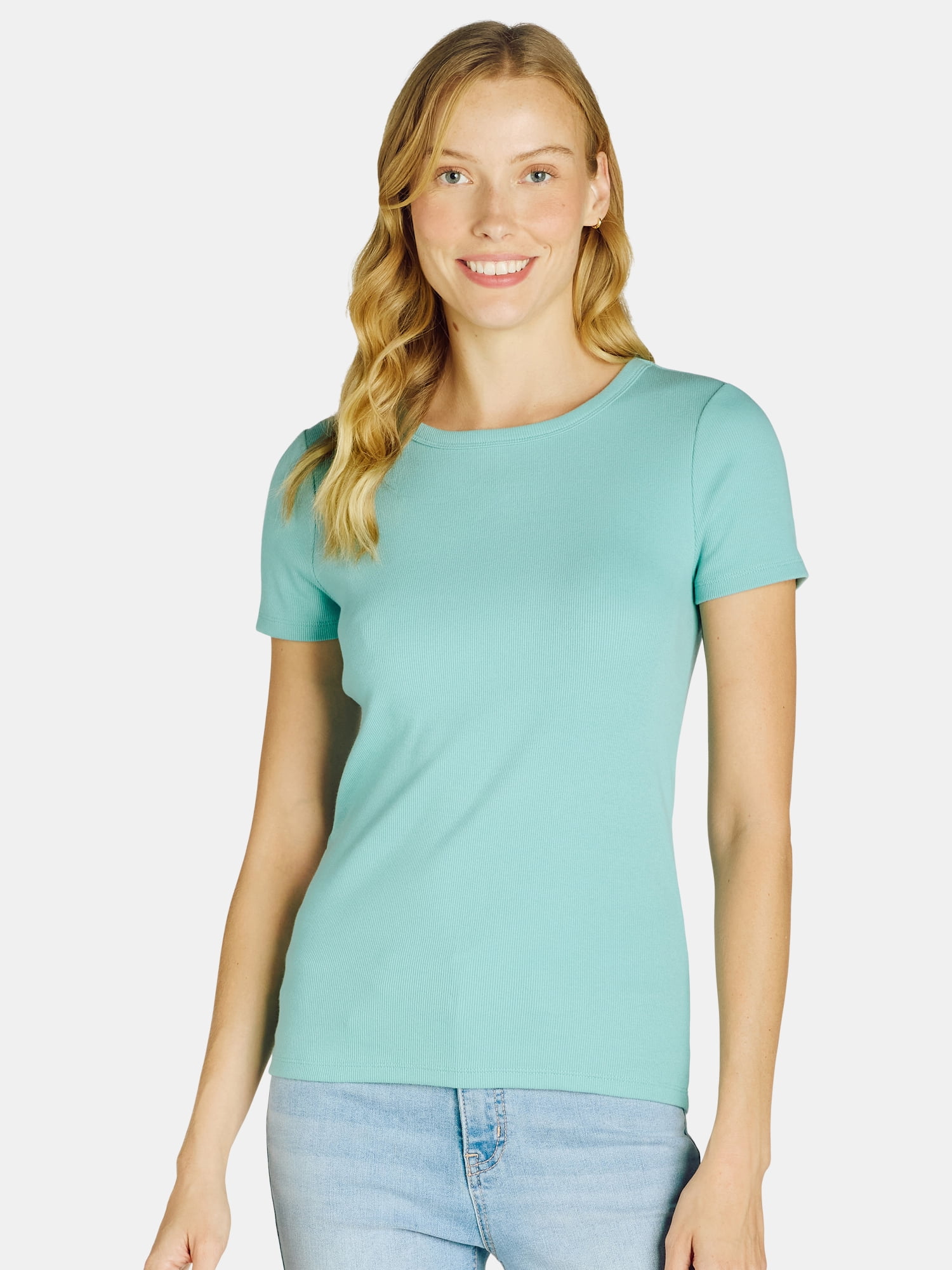 Short Sleeve Rib Tee