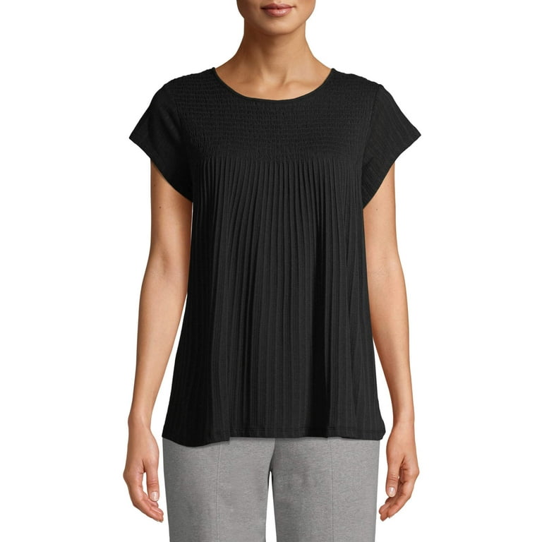 Short sleeve deals smock top
