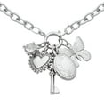 thumbnail image 1 of Time and Tru Women's Silver-Tone Interchangeable Locket Theme Charms Necklace., 1 of 5
