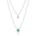 thumbnail image 1 of Time and Tru Women's Silvertone Layered Necklace, 1 Piece, 1 of 3