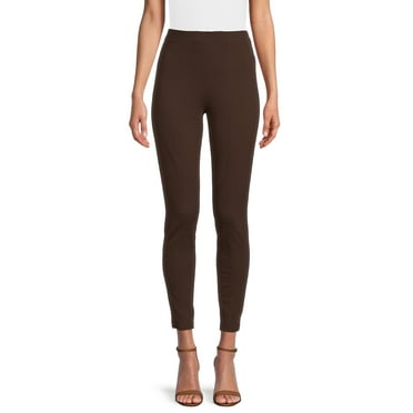 Time and Tru Women's Skinny Ponte Pants, 28” Inseam for Regular, Sizes XS-XXL