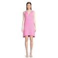 thumbnail image 1 of Time and Tru Women's Sleeveless Double Cloth Dress, 1 of 5