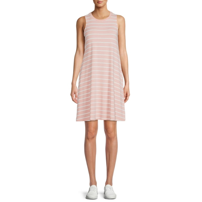 Walmart time and top tru striped dress