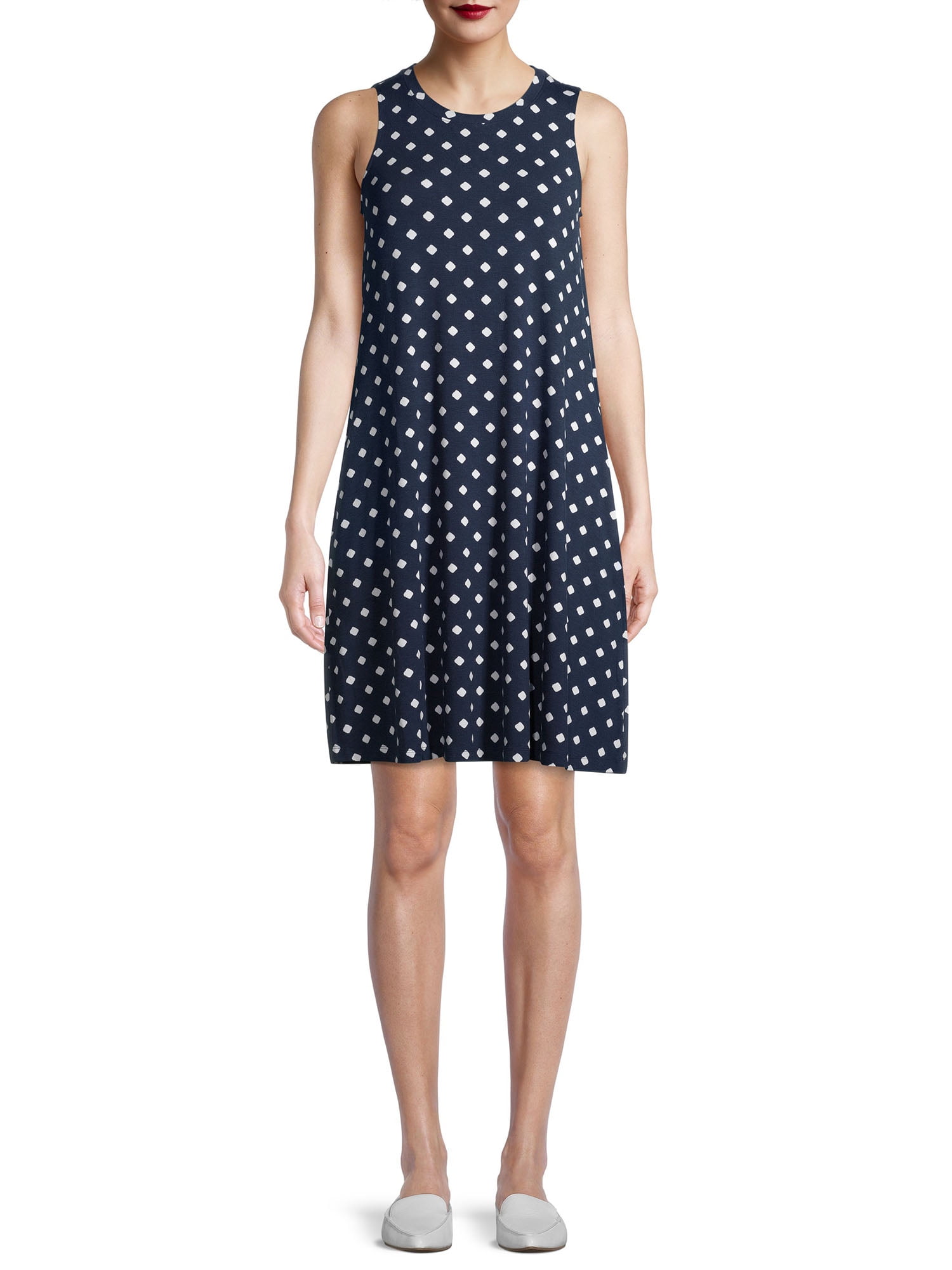 Time and Tru Women's Sleeveless Knit Dress