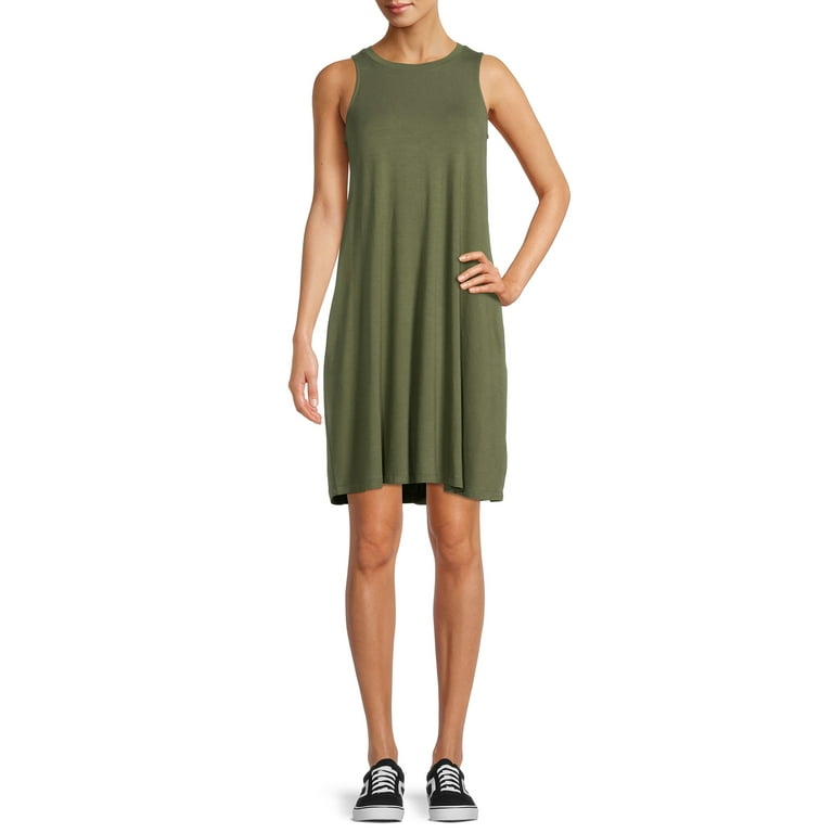 Time and tru women's sleeveless knit dress cheap