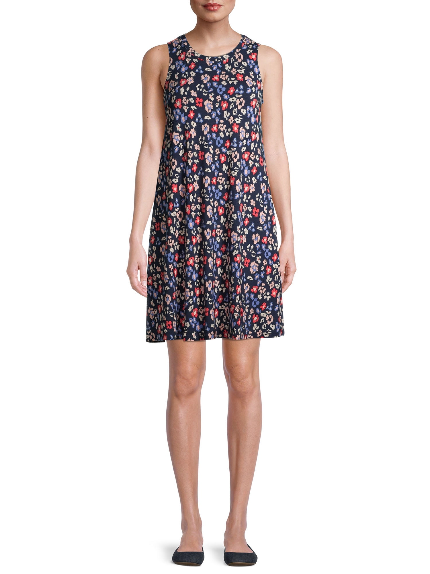 Time and Tru Women's Sleeveless Knit Dress