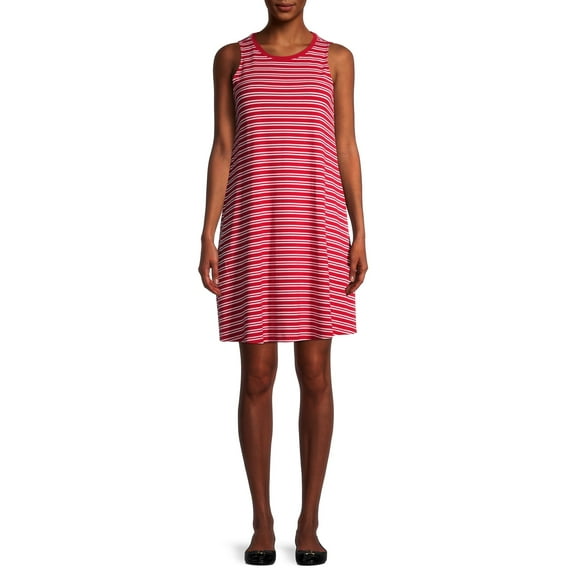 Time and Tru Women's Sleeveless Knit Dress