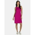 thumbnail image 1 of Time and Tru Women's Sleeveless Knit Swing Dress, Sizes XS-XXXL, 1 of 4