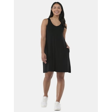 Time and Tru Women's Sleeveless Mini Dress, Sizes XS_XXXL