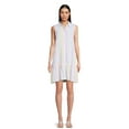 Time and Tru Women's Sleeveless Shirt Dress