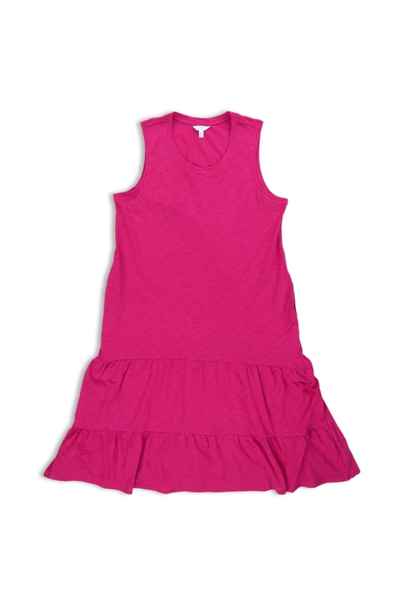 Women's Sleeveless Tiered Knit Dress