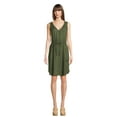 thumbnail image 1 of Time and Tru Women's Sleeveless Utility Dress, Sizes XS-XXXL, 1 of 5
