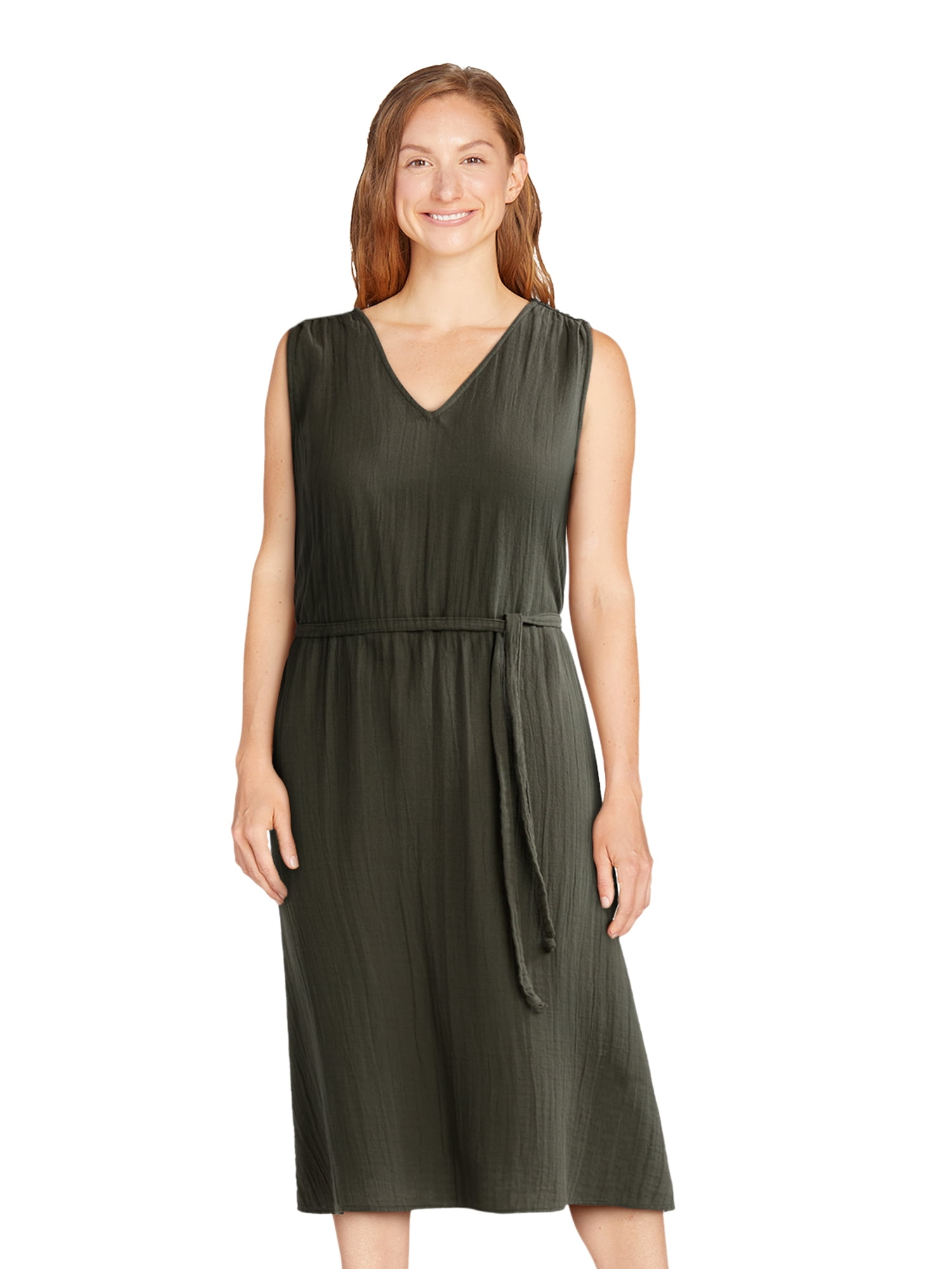 knee length dresses for ladies Rihoas Vintage White Halter Dress with An Open Back & Bow