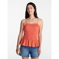 thumbnail image 1 of Time and Tru Women's Smocked Tank Top, Sizes XS-XXXL, 1 of 6