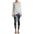 thumbnail image 1 of Time and Tru Women's Soft Knit Print Jeggings, 1 of 7