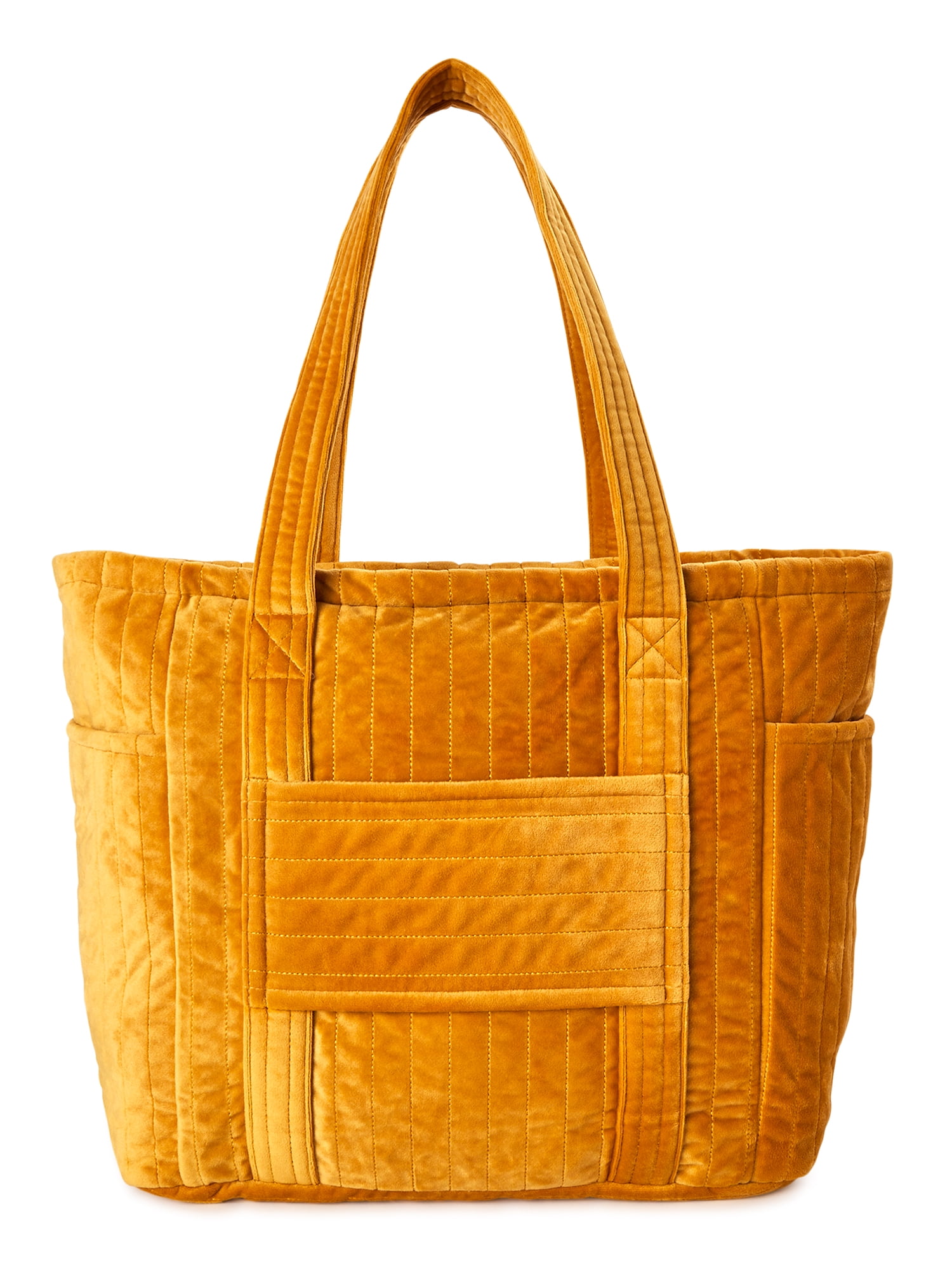Women's Horizontal Soft Leather Tote Bag