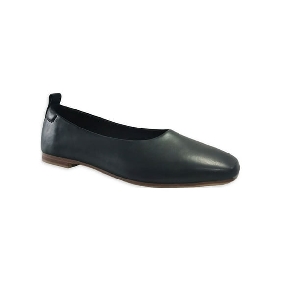 Time and Tru Women's Soft Square Toe Ballet Flats (Wide Width Available)