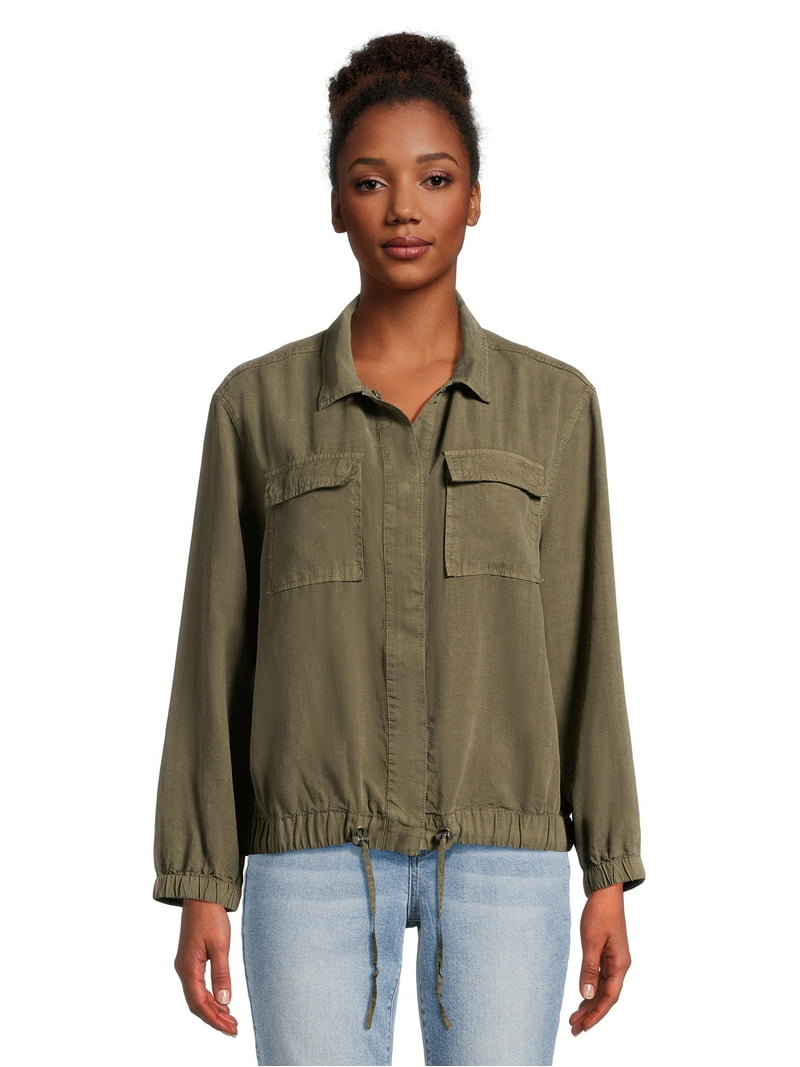 Time and Tru women's Utility Jacket Relaxed Fit
