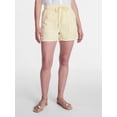 thumbnail image 1 of Time and Tru Women’s Soft High Rise Utility Shorts, 4” Inseam, Sizes XS-XXXL, 1 of 6