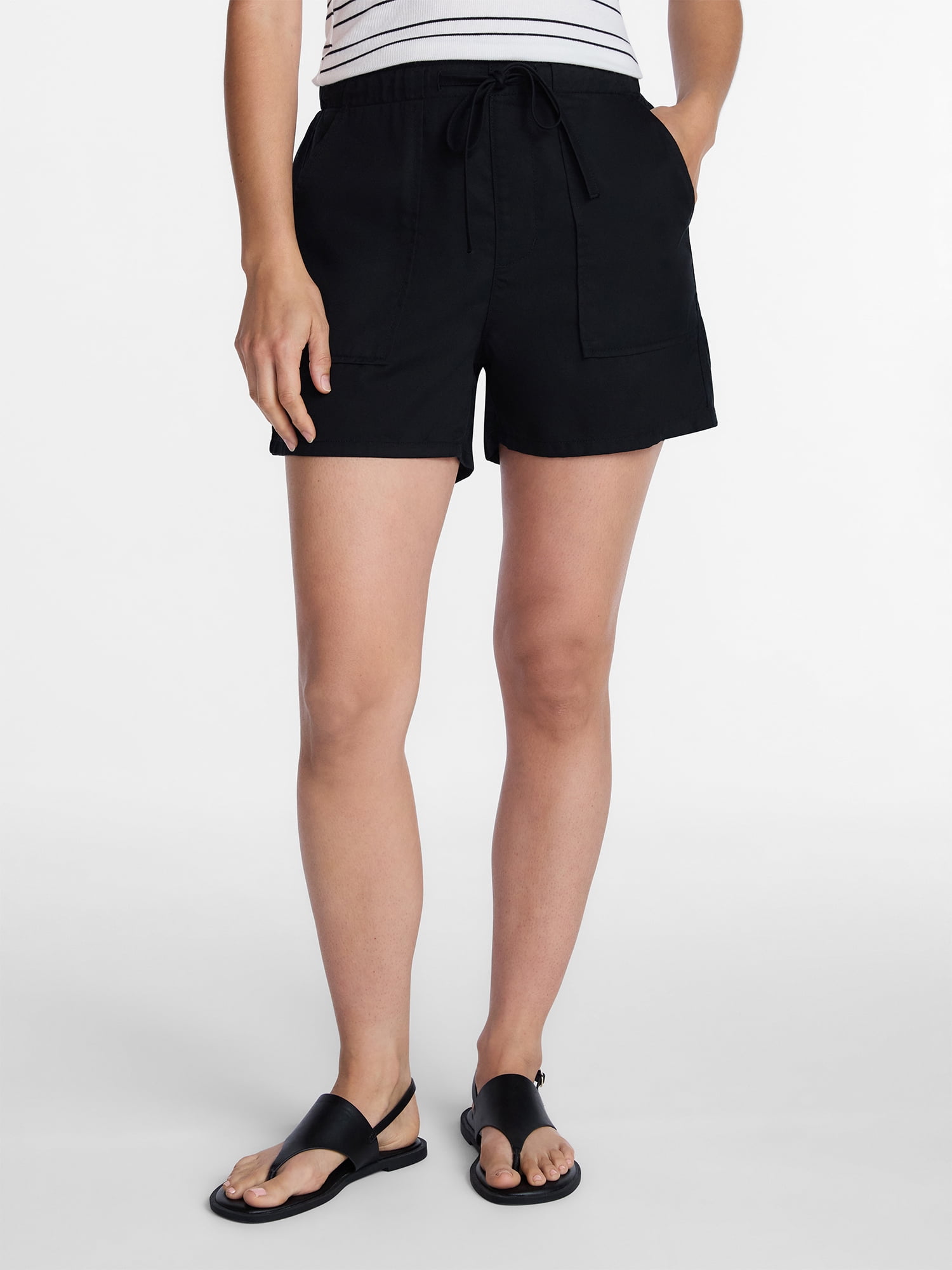 Time and Tru Women's Soft Utility Shorts, 4
