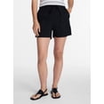 thumbnail image 1 of Time and Tru Women's Soft Utility Shorts, 4" Inseam, Sizes XS-XXXL, 1 of 6