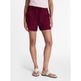 thumbnail image 1 of Time and Tru Women's Soft Utility Shorts, 4" Inseam, Sizes XS-XXXL, 1 of 6