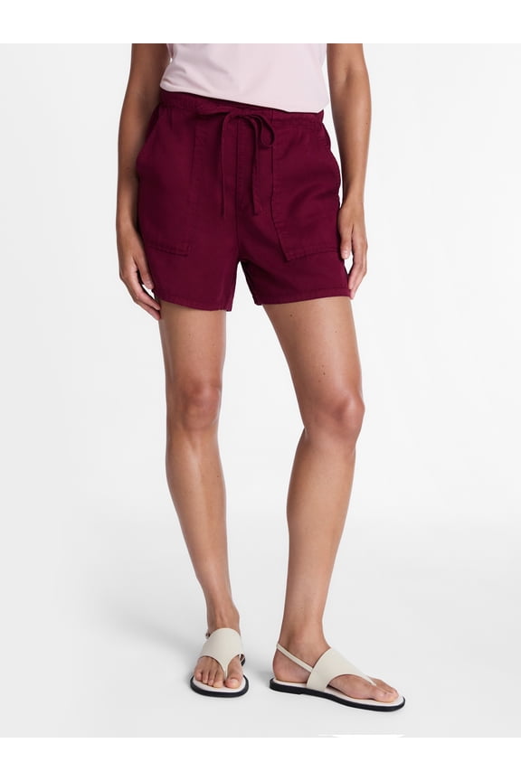 Women's Soft Utility Shorts, 4" Inseam, Sizes XS-XXXL