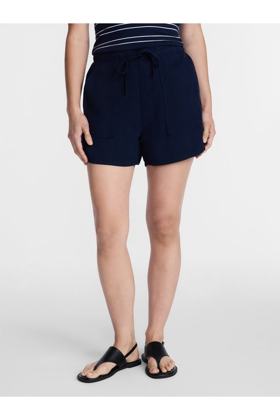 Women’s Soft High Rise Utility Shorts, 4” Inseam, Sizes XS-XXXL