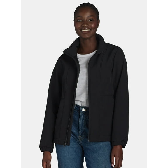 Time and Tru Women’s Softshell Jacket, Sizes XS-2X