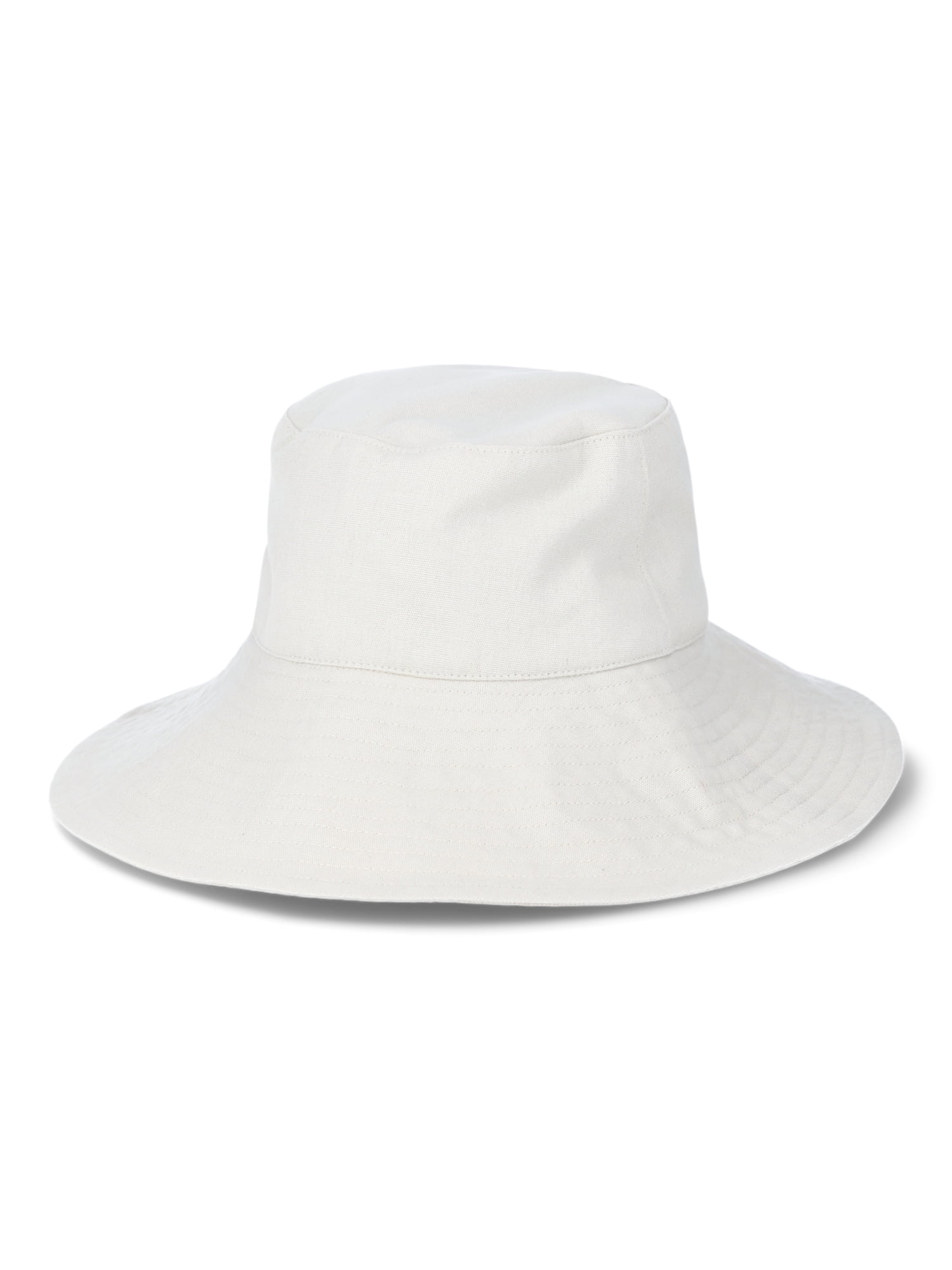 Time and Tru Women's Solid Canvas Bucket Hat, One Size Fits Most