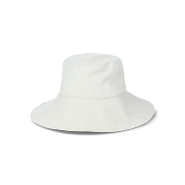 Time and Tru Women's Solid Canvas Bucket Hat, One Size Fits Most
