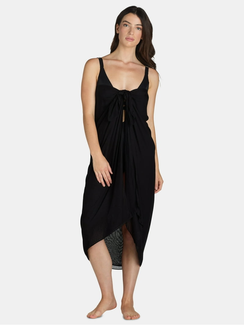 Time and Tru Pareo - Versatile Beach Wrap Skirt - Walmart.com