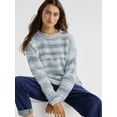 thumbnail image 1 of Time and Tru Women's Space Dye Roll Neck Sweater, Midweight, Sizes XS-XXXL, 1 of 6