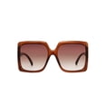 thumbnail image 1 of Time and Tru Women's Square Brown Sunglasses, 1 of 3