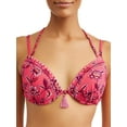 thumbnail image 1 of Time and Tru Women's Storybook Romance Push Up Bikini Swimsuit Top, 1 of 4