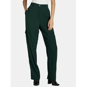 Time and Tru Women's Straight Leg Cargo Pant, Sizes XS-XXXL
