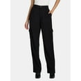 thumbnail image 1 of Time and Tru Women's Straight Leg Cargo Pant, Sizes XS-XXXL, 1 of 5