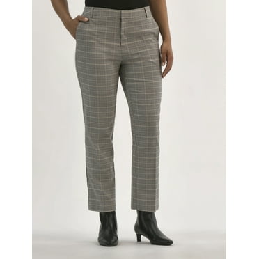 Time and Tru Women's Straight Leg Pants, Sizes 2-20