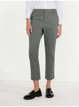 Made by Olivia Women's Relaxed Boot-Cut Office Pants Trousers Slacks 