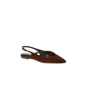 Time and Tru Women's Strappy Sling Back Flats