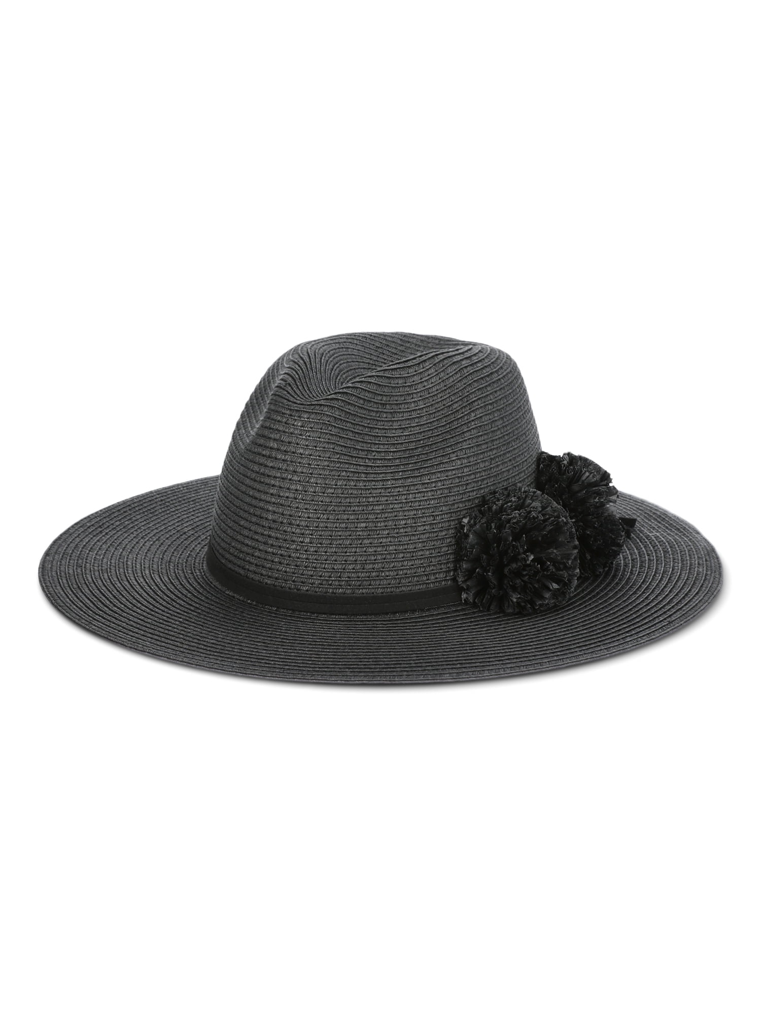 Walmart Deal of Time and Tru Women's Straw Fedora Hat with Paper Flowers