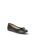 thumbnail image 1 of Time and Tru Women's Faux Leather Ballet Flats, 1 of 18