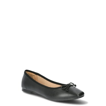 Time and Tru Women's String Bow Ballet Flats