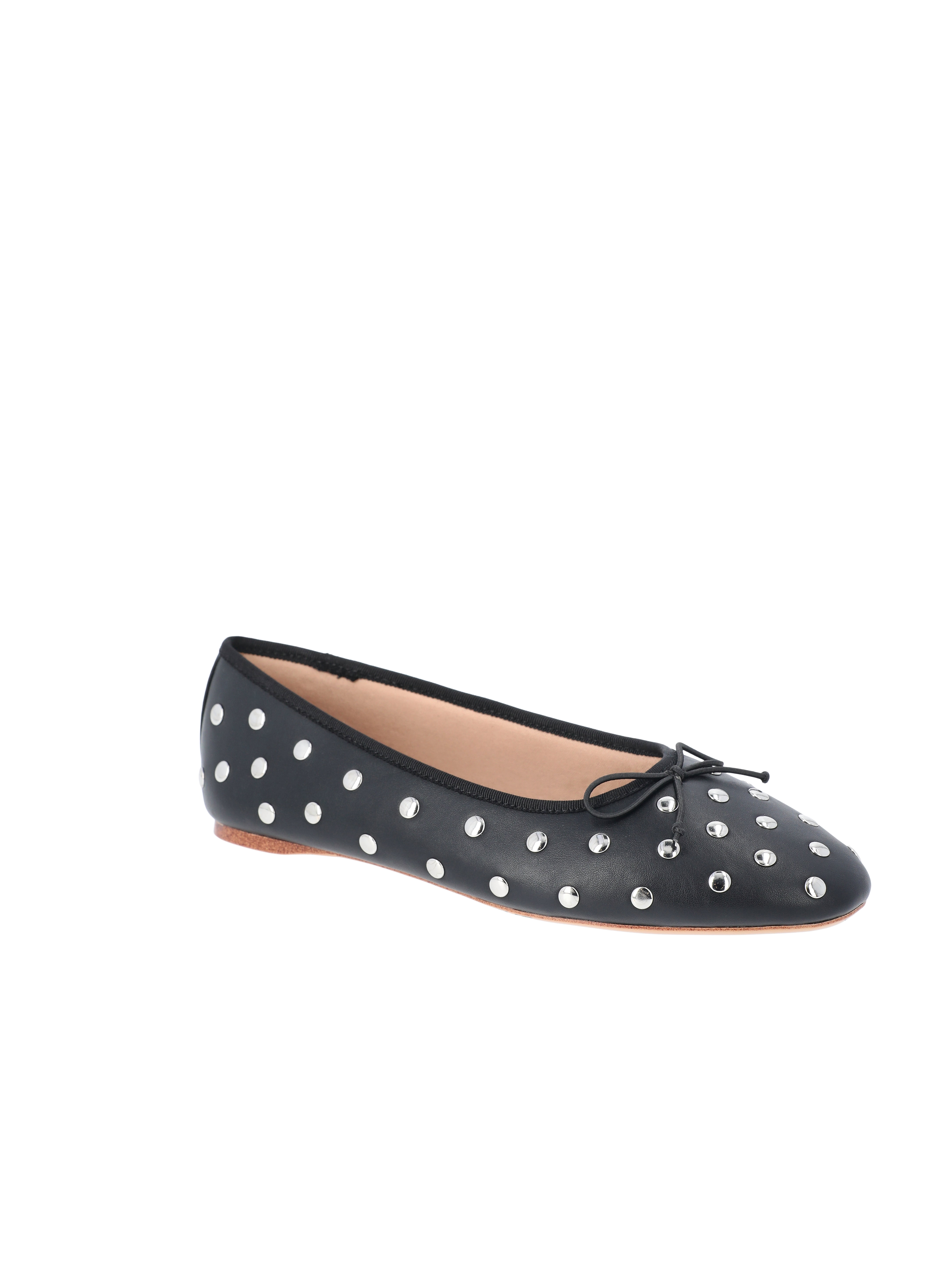 Time and Tru Women's Studded Ballet Flat