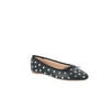 Time and Tru Women's Studded Ballet Flats