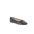 thumbnail image 1 of Time and Tru Women's Studded Ballet Flat, 1 of 6