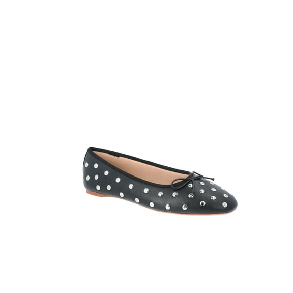 Time and Tru Women's Studded Ballet Flat