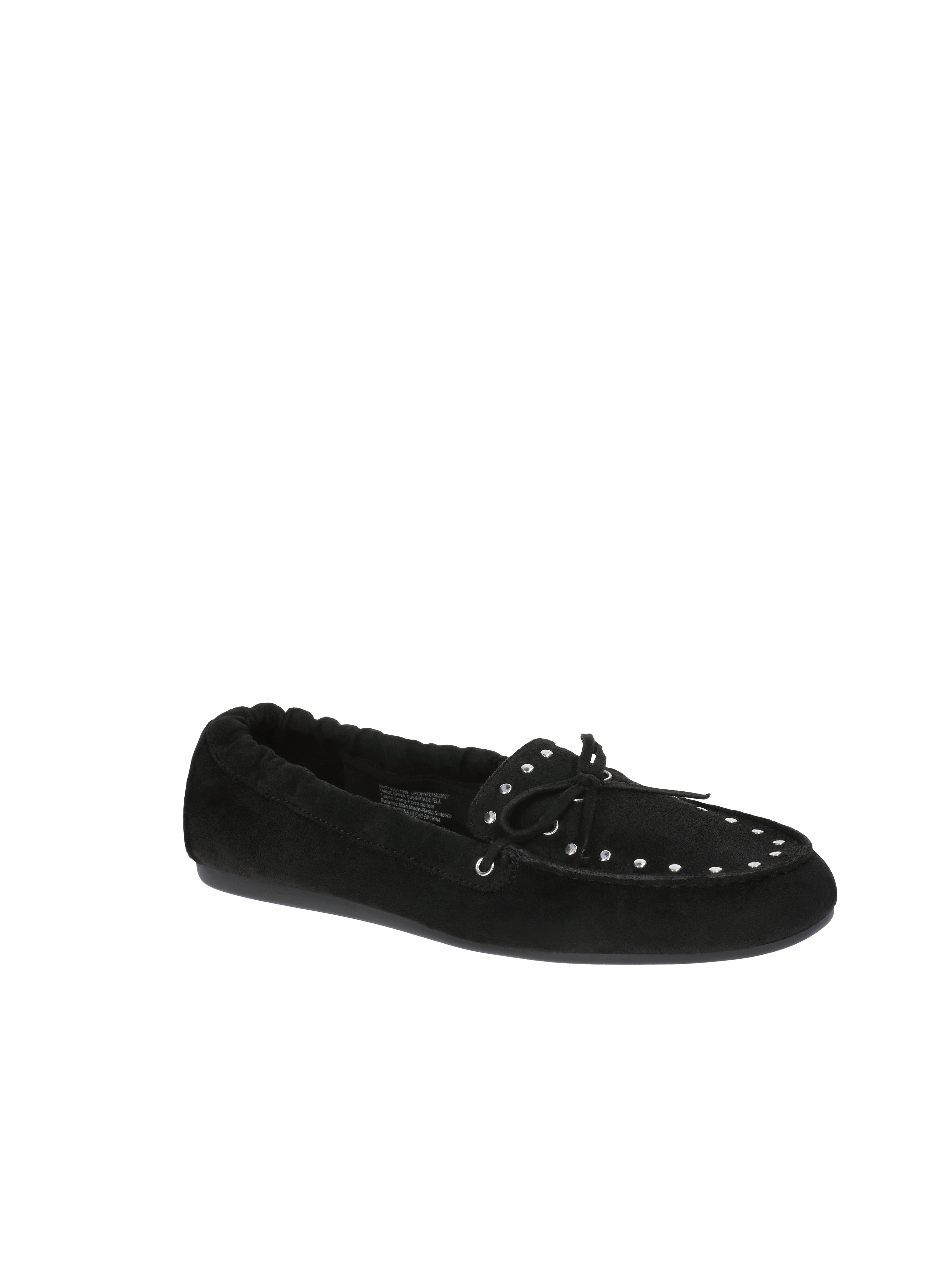 Time and Tru Women's Studded Faux Suede Moccasin Loafers