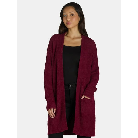 Time and Tru Women's Super Soft Cardigan, Size XS-XXXL