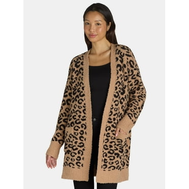Time and Tru Women's Super Soft Cardigan, Size XS-XXXL
